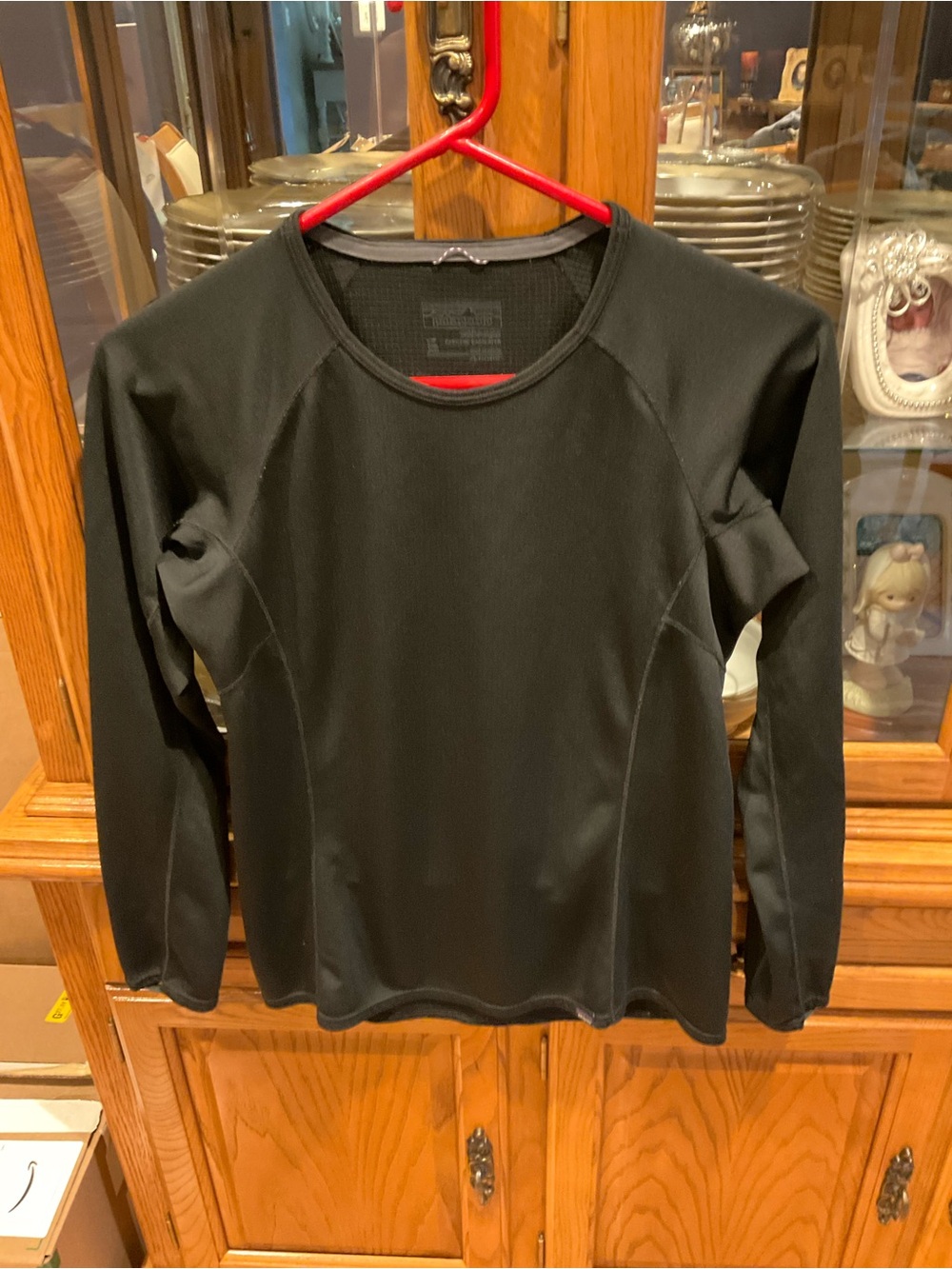 Patagonia Black Long-Sleeve Women's Crew Performance Tee